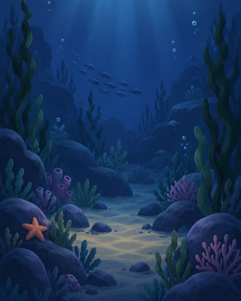 An underwater scene